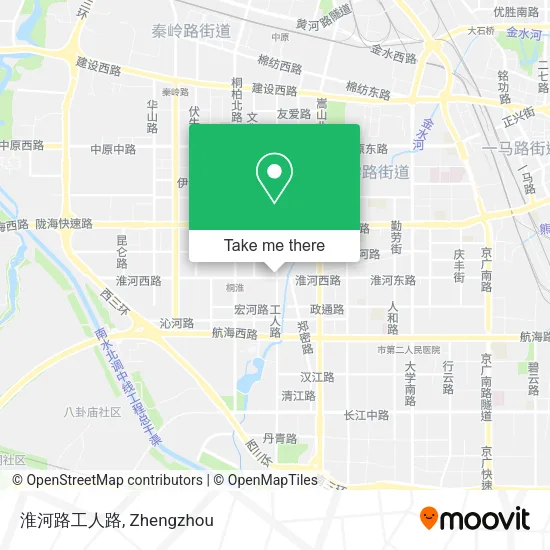 淮河路工人路 map