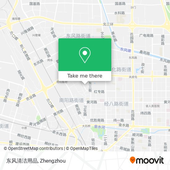 东风清洁用品 map