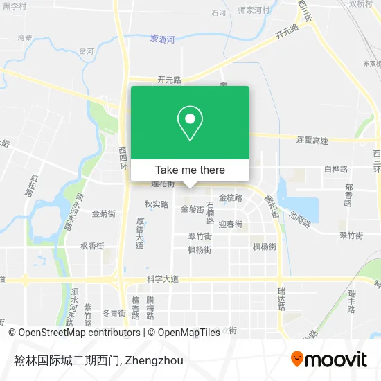 翰林国际城二期西门 map