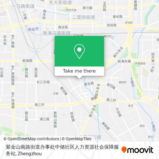 紫金山南路街道办事处中储社区人力资源社会保障服务站 map