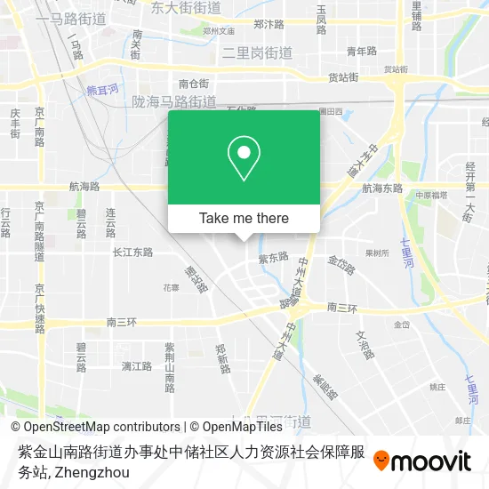 紫金山南路街道办事处中储社区人力资源社会保障服务站 map