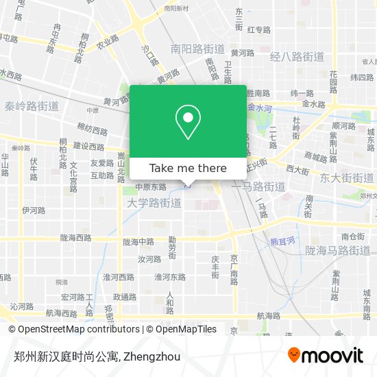 郑州新汉庭时尚公寓 map