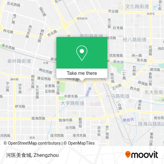 河医美食城 map