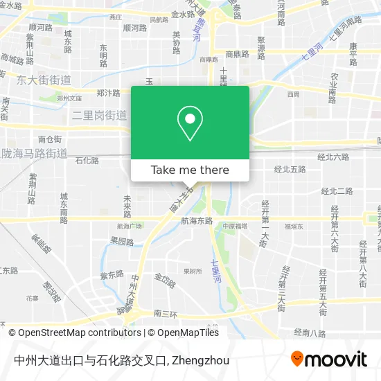 中州大道出口与石化路交叉口 map