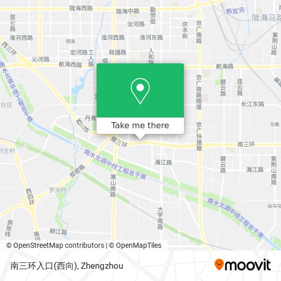 南三环入口(西向) map