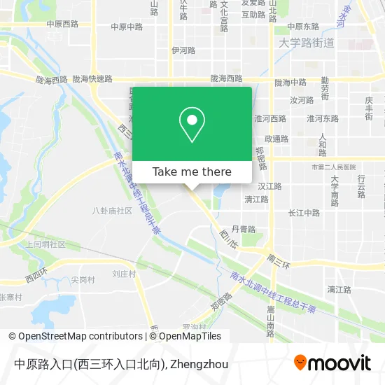 中原路入口(西三环入口北向) map