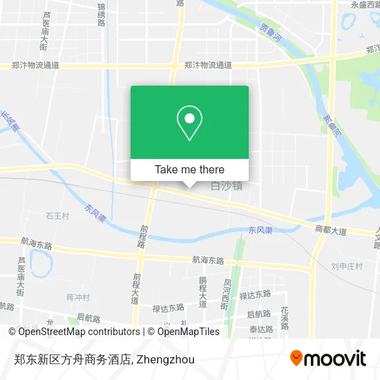 郑东新区方舟商务酒店 map