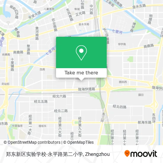 郑东新区实验学校-永平路第二小学 map