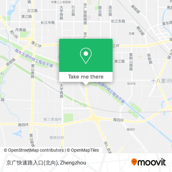 京广快速路入口(北向) map