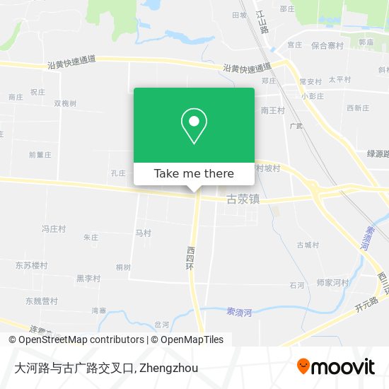 大河路与古广路交叉口 map