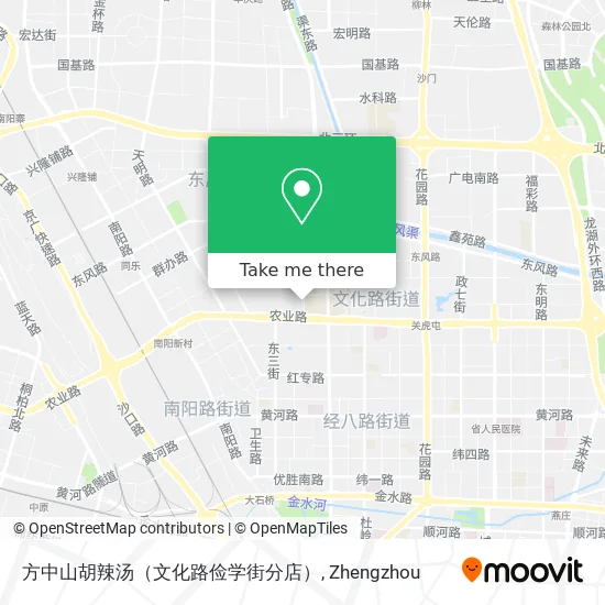 方中山胡辣汤（文化路俭学街分店） map