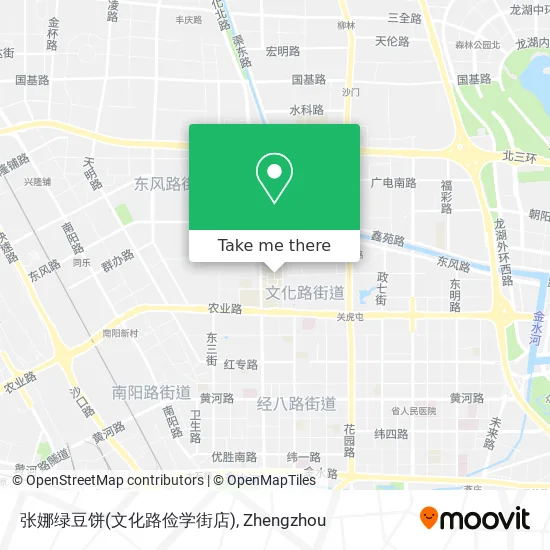 张娜绿豆饼(文化路俭学街店) map