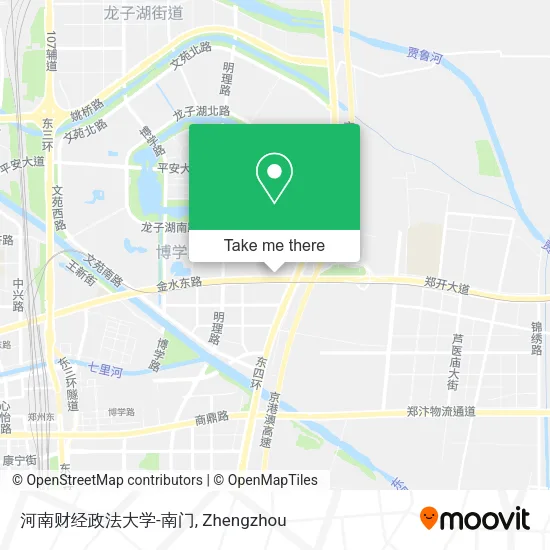 河南财经政法大学-南门 map