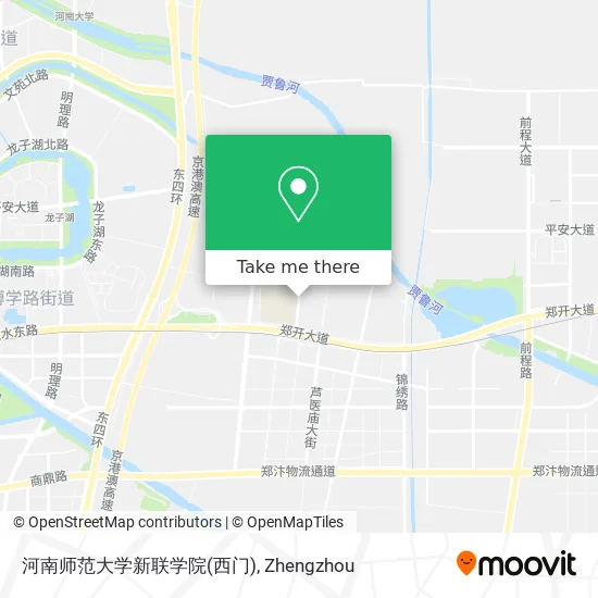 河南师范大学新联学院(西门) map