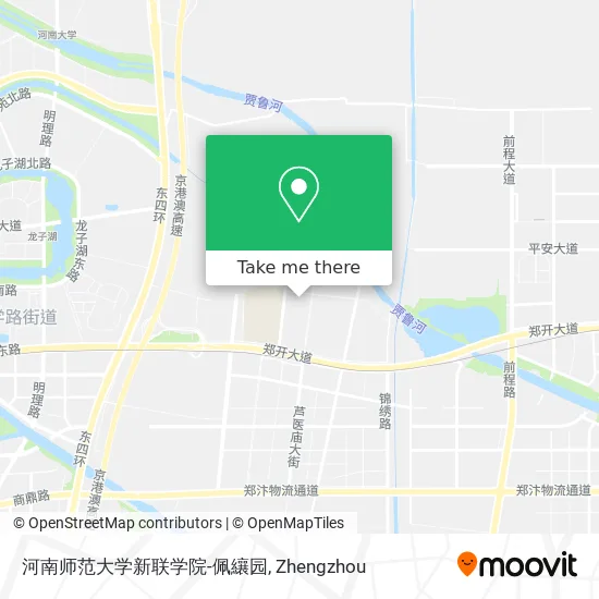 河南师范大学新联学院-佩纕园 map