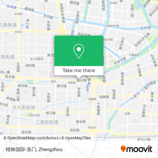 楷林国际-东门 map