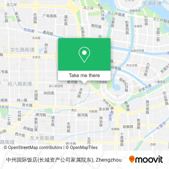 中州国际饭店(长城资产公司家属院东) map