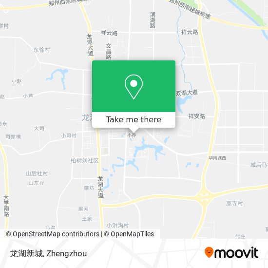 龙湖新城 map