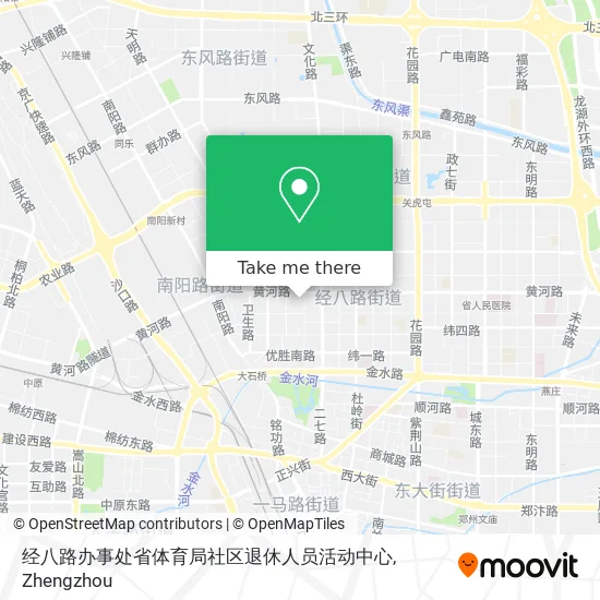经八路办事处省体育局社区退休人员活动中心 map