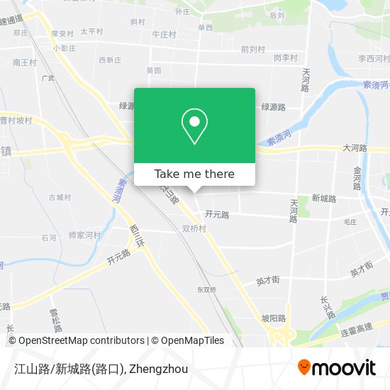 江山路/新城路(路口) map