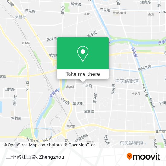 三全路江山路 map