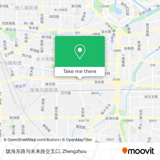 陇海东路与未来路交叉口 map