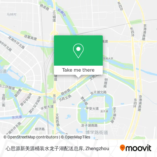 心思源新美源桶装水龙子湖配送总库 map