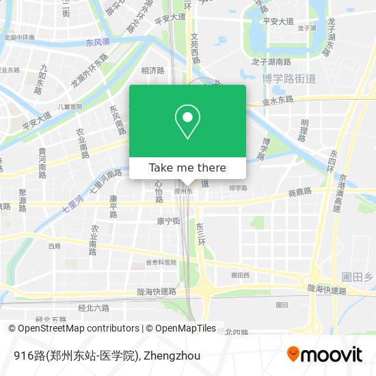 916路(郑州东站-医学院) map