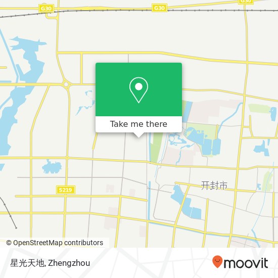 星光天地 map