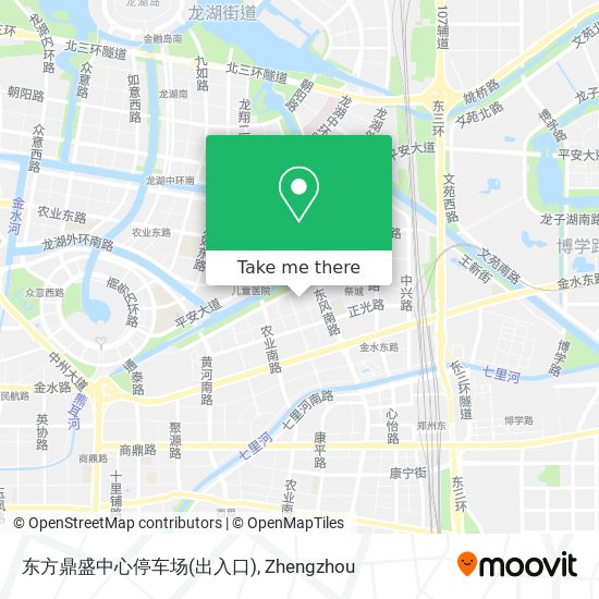 东方鼎盛中心停车场(出入口) map