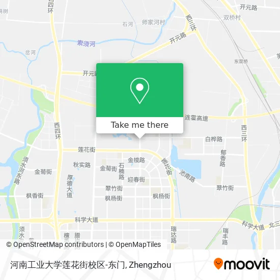 河南工业大学莲花街校区-东门 map