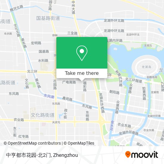中亨都市花园-北2门 map