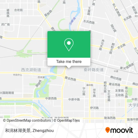 和润林湖美景 map