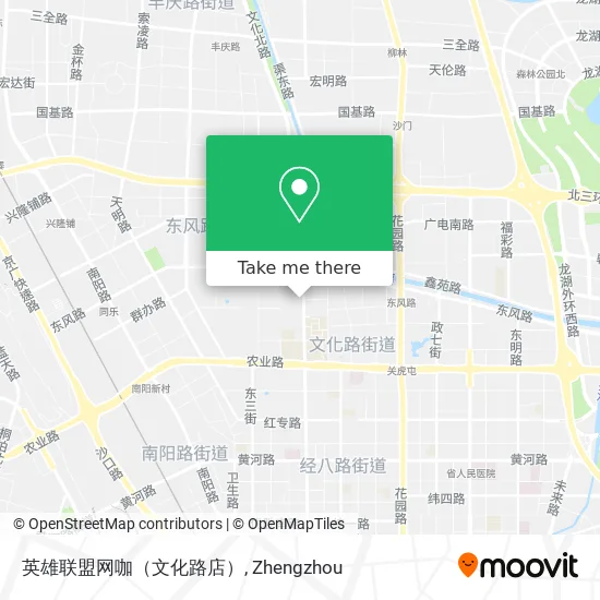 英雄联盟网咖（文化路店） map