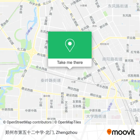 郑州市第五十二中学-北门 map