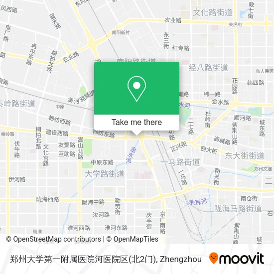 郑州大学第一附属医院河医院区(北2门) map