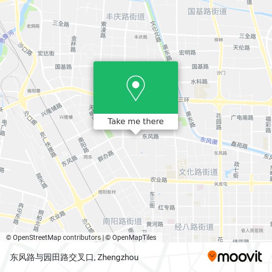 东风路与园田路交叉口 map