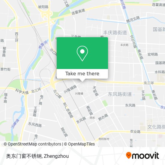 奥东门窗不锈钢 map