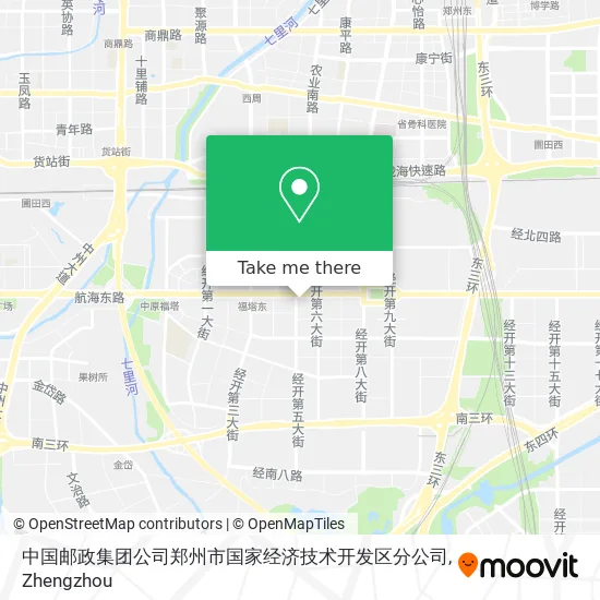 中国邮政集团公司郑州市国家经济技术开发区分公司 map