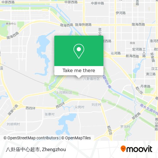 八卦庙中心超市 map