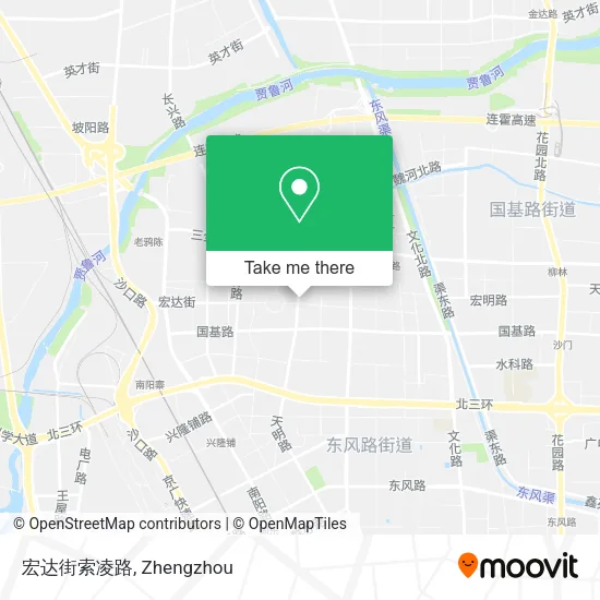 宏达街索凌路 map