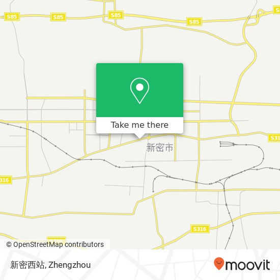 新密西站 map