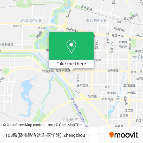 103路(陇海路洛达庙-医学院) map