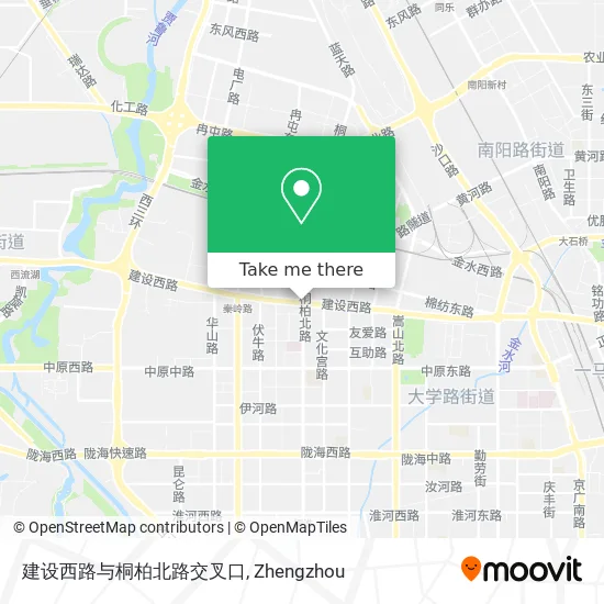 建设西路与桐柏北路交叉口 map