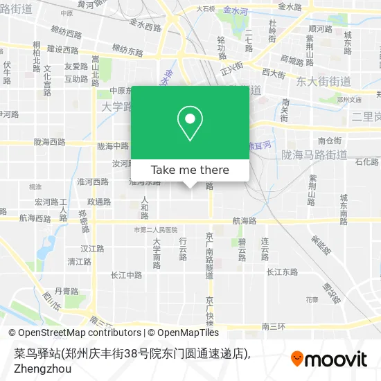 菜鸟驿站(郑州庆丰街38号院东门圆通速递店) map