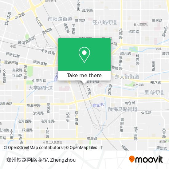 郑州铁路网络宾馆 map