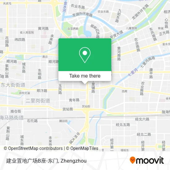 建业置地广场B座-东门 map