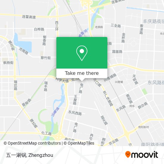 五一涮锅 map