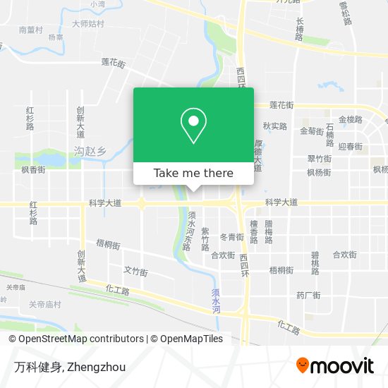 万科健身 map