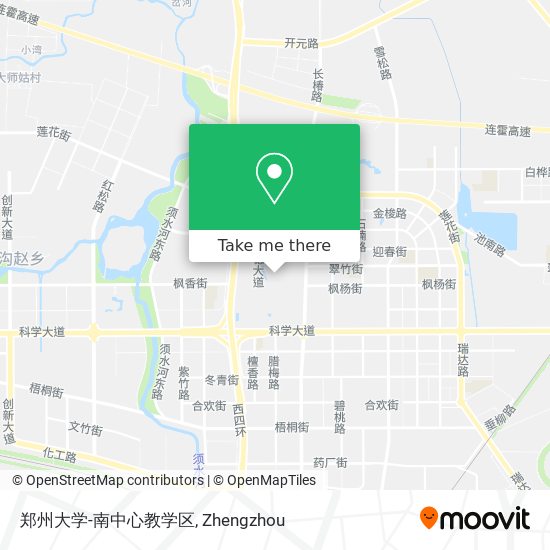 郑州大学-南中心教学区 map